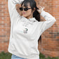 Netfish and Chill Women Hoodie White