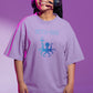 Octaman Women Oversized T-Shirt Lavender