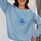 Octaman Women Sweatshirt Steel Blue