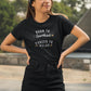 Born To Overthink Women T-Shirt Black