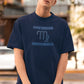 Overthinking Perfectionist Men Oversized T-Shirt Navy Blue