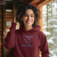 Overthinking Perfectionist Women Hoodie Maroon