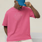 Pisces Dreamscape Men Oversized T-Shirt Blush Pink