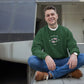 Pisces Serenity Men Sweatshirt Olive Green
