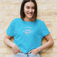 Pisces Serenity Crop Top Sky Blue