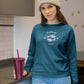 Pisces Serenity Women Sweatshirt Navy Blue