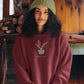 The Plant Lover Women Hoodie Maroon