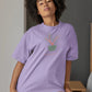 The Plant Lover Women Oversized T-Shirt Dusty Rose