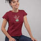 The Plant Lover Women T-Shirt Maroon