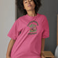 Planting Happiness Reaping Joy Women Oversized T-Shirt Blush Pink