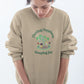 Planting Happiness Reaping Joy Women Sweatshirt Beige