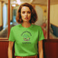 Planting Happiness Reaping Joy Women T-Shirt Liril Green