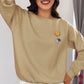 Pocket Astro-Hangover Women Sweatshirt Beige