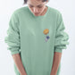 Pocket Astro-Hangover Women Sweatshirt Mint Green