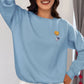 Pocket Astro-Hangover Women Sweatshirt Steel Blue