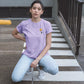Pocket Astro-Hangover Women T-Shirt Lavender