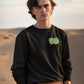 Pocket Froggy Friends Men Sweatshirt Black