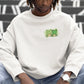 Pocket Froggy Friends Men Sweatshirt White