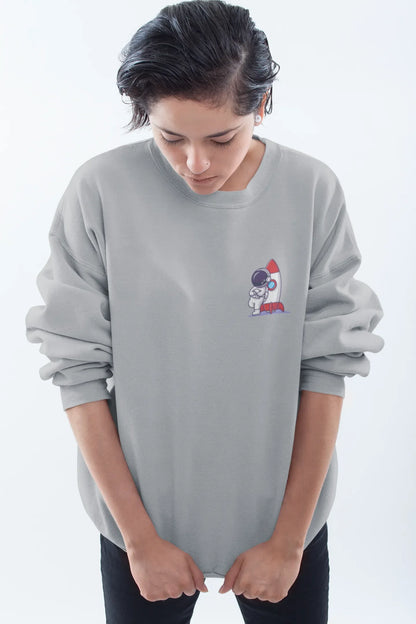 Pocket Rocket Women Sweatshirt Grey