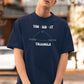 Collaboration Comedy Men Oversized T-Shirt Steel Blue