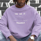 Collaboration Comedy Men Sweatshirt Lavender