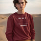 Collaboration Comedy Men Sweatshirt Maroon