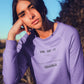 Collaboration Comedy Women Sweatshirt Lavender