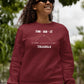 Collaboration Comedy Women Sweatshirt Maroon