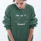 Collaboration Comedy Women Sweatshirt Olive Green