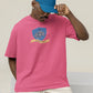 Raven-Paw Men Oversized T-Shirt Blush Pink