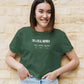 Real Mathematics Crop Top Olive Green