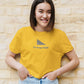 I Am Always Right Crop Top Golden Yellow