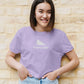 I Am Always Right Crop Top Lavender