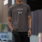 On A Vacation From Routine Men T-Shirt Charcoal Grey