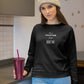 On A Vacation From Routine Women Sweatshirt Black