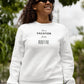 On A Vacation From Routine Women Sweatshirt White