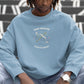 Sagittarius Radiance Men Sweatshirt Steel Blue