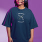 Sagittarius Radiance Women Oversized T-Shirt