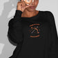 Sagittarius Radiance Women Sweatshirt Black