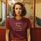 Sagittarius Radiance Women T-Shirt Maroon
