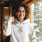 Balance of Sarcasm Women Hoodie White