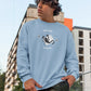 Scorpio Vibes Men Sweatshirt Steel Blue