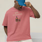 Sip Happens Men Oversized T-Shirt Beige