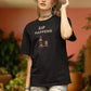 Sip Happens Women Oversized T-Shirt Navy Blue