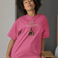 Sip Happens Women Oversized T-Shirt Blush Pink