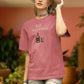 Sip Happens Women Oversized T-Shirt Lavender