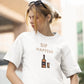 Sip Happens Women Oversized T-Shirt Black