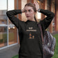 Sip Happens Women Sweatshirt Black