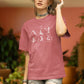 Zen Bones Women Oversized T-Shirt Dusty Rose