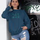 Zen Bones Women Sweatshirt Navy Blue